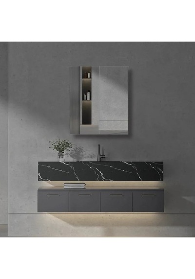 Stillmobilya Mdf Banyo Dolabı Beyaz