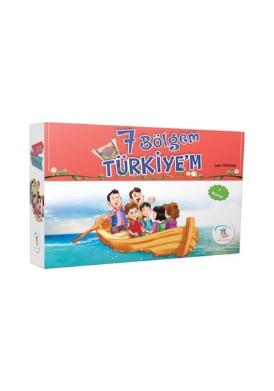 7 Bölüm Türkiyem Seti-7 Kitap Takım - Zafer Özdemir - 5 Renk Yayınları