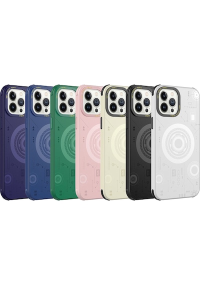 Apple Uyumlu iPhone 12 Pro Max Uyumlu Zore Wireless Şarj Özellikli Desenli Hot Kılıf-siyah Siyah -