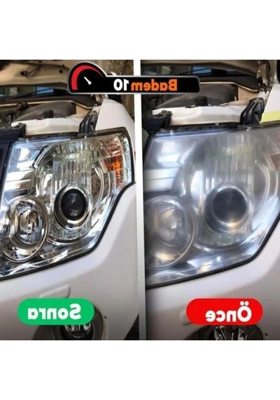 10 Parça Set, Otomotiv Far Temizleme Zımpara Kağıdı, 1000-3000 Kum