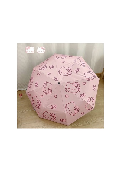 Lilly Hello Kitty Pembe Kız Çocuk Şemsiye - Otomatik Pembe Pembe