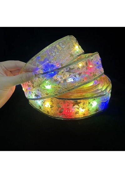 10 M Rgb Şerit Led Ağaç Süsü Ev Dekorasyon Düğün Doğum Günü Aydınlatma Kırmızı