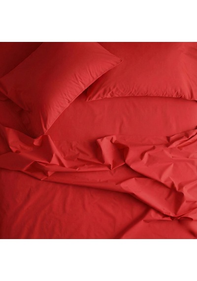 Prime Sleeks %100 Pamuk Yastık Kılıfı 2 Adet - Kırmızı - 50x70cm Kırmızı