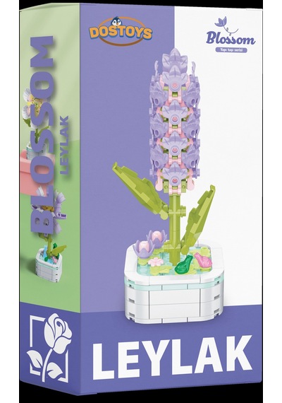 Mikro Blok Leylak Çiçek Setleri Mini - Çiçek - Blossom Çiçek