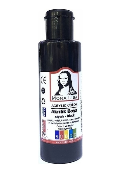 Südor Monalisa Akrilik Boya 6x70 Ml Şışe Ana Renkler / Sd1006 Çok Renkli