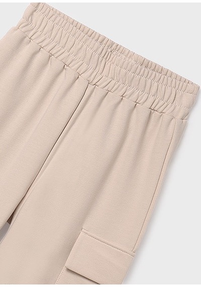Mayoral Bej Kız Çocuk Kargo Jogger Pantolon 7578 Bej