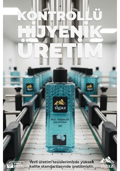 Ilgaz Elegance Series 80 Derece Buz Ferahlığı Kolonyası Pet Şişe 400 ML