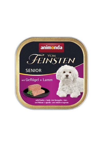 Animonda Kümes Hayvanlı Kuzulu Yaşlı Köpek Konservesi 150 G