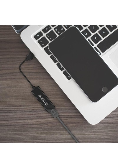Orico USB 3.0 Gigabit 1000 Mbps RJ45 Ethernet Dönüştürücü Adaptör Siyah