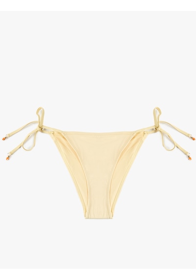 Koton Koton X Sibil Çetinkaya - Yanları İpli Bikini Altı Turuncu 6sak00075mm