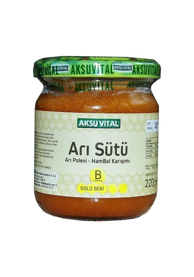 Aksu Vital B Vitaminli Ham Bal Polen Karışımı Çocuk Arı Sütü 7.000 Mg