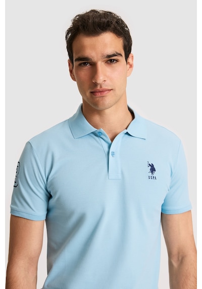 U.s. Polo Assn. Erkek Mavi Tişört Basic 50326920-vr036
