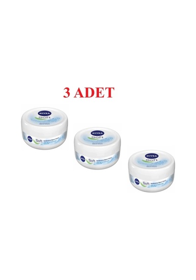 Soft Canlandırıcı Nemlendirici Bakım Kremi 100 Ml Yüz Vücut El X 3 Adet