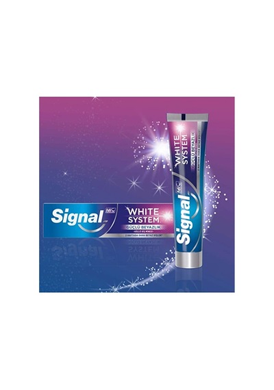 3 Adet Signal Beyaz Sistem Güçlü Diş Minesi Diş Macunu 75 Ml