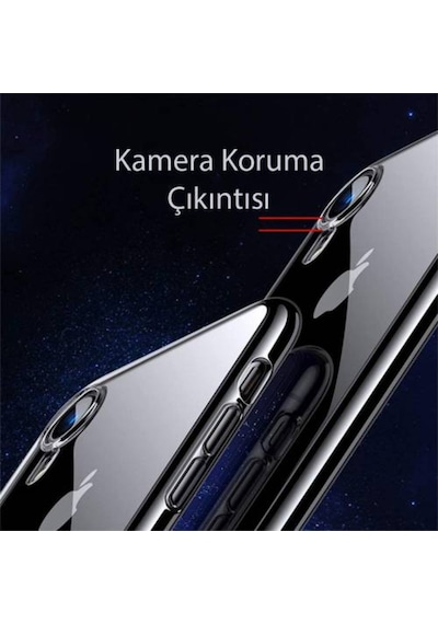Apple Uyumlu iPhone 6 6S Kilif Seffaf Silikon Kamera Korumali 0,30 Mm 390563483