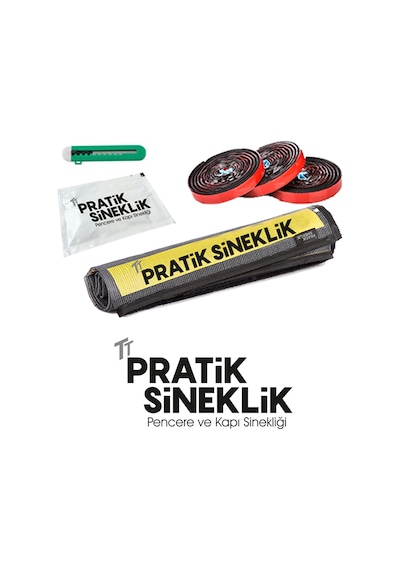 Tt Pratik Sineklik 3'lü Paket 80 X 140 Cm Pencere Sinekliği