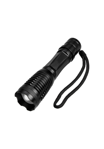 Valkyrie Çift Işık Dual Uv Mor Işık Ve Xml-t6 2000 Lümens El Feneri Siyah