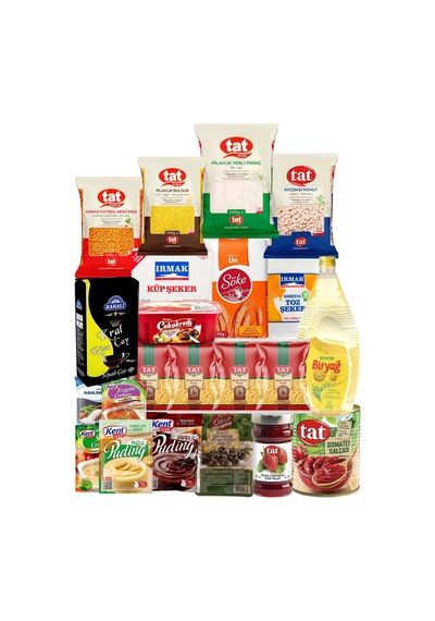 Ramazan Erzak Paketi Kumanya Yardım Kolisi 22 Çeşit Ürün 17 Kg