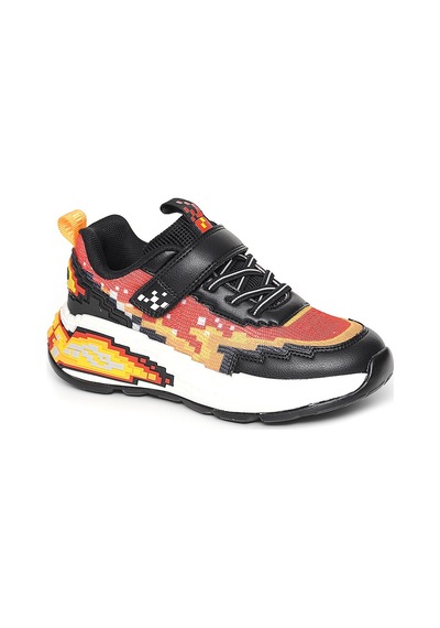 Pepino 2216 Cırt Cırtlı Erkek Çocuk Sneaker - Alev Desenli, Saydam Dalgalı Tabanlı Ve Nefes Alan Havalı Spor Ayakkabı 26y Siyah-kırmızı-sarı Pepino 2216 Cırt Cırtlı Erkek Çocuk Sneaker - Alev Desenli, Saydam Dalgalı Tabanlı Ve Nefes Alan Havalı Spor Ayakkabı 26y Siyah-kırmızı-sarı