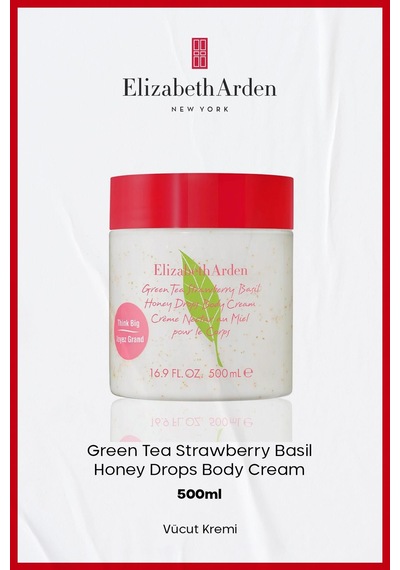 Elizabeth Arden Green Tea Strawberry Basil Honey Drops Vücut Kremi 500 ML