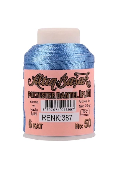 Hubrendy Tedarik Altınbaşak Oya Ve Dantel İpi 20 Gr - Royaleks - No: 387