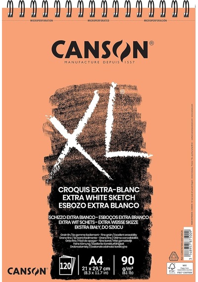 Canson Spp Canxl Extra Bla 120s A4 90g Çizim Bloğu