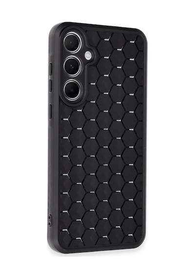 Samsung Uyumlu Galaxy A25 5g Kılıf Petek Silikon Kapak - Siyah 0.2M-Çok Renkli
