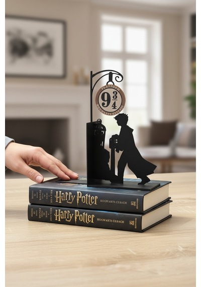 Esa Gaming Harry Potter Platform 9¾ Kitap Tutucu 3d Baskı Dekoratif Kitaplık Organizer Fantastik