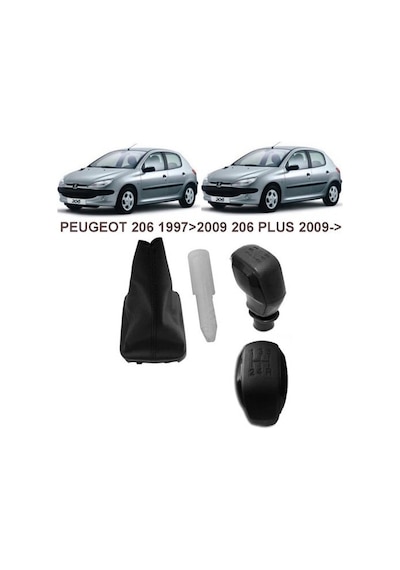 Vites Topuzu (Spor-Siyah) +Körük 206-206 Plus 97-