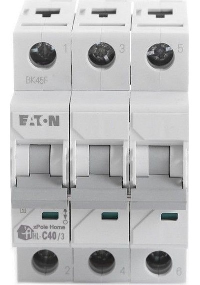 Eaton 194795 Minyatür Devre Kesici - 4,5ka - C Eğrisi - 3x40a