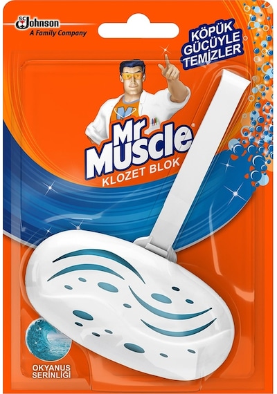 Mr. Muscle Klozet Blok Okyanus Serinliği Tuvalet Temizleyici 40 G