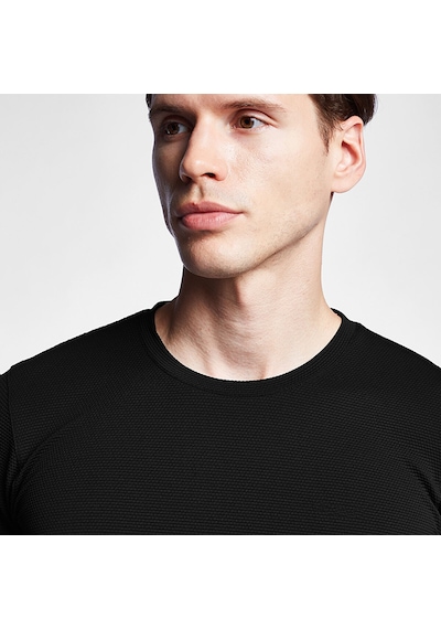 Lescon Siyah Erkek Kısa Kollu T-shirt 25s-1294-25y
