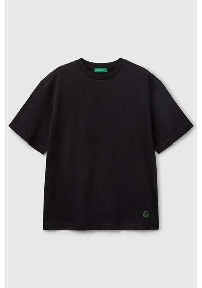United Colors Of Benetton Erkek Çocuk T Shirt 35ryc10nc Siyah Siyah