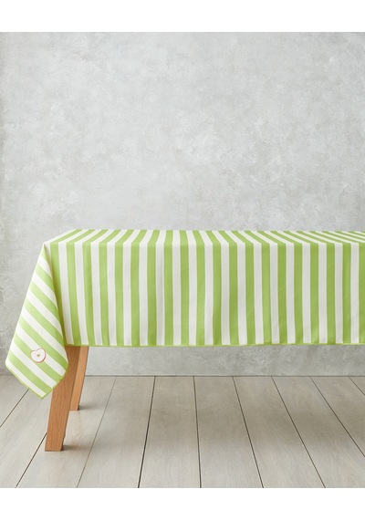 English Home Summer Apple Masa Örtüsü 150x200 Cm Yeşil Yeşil