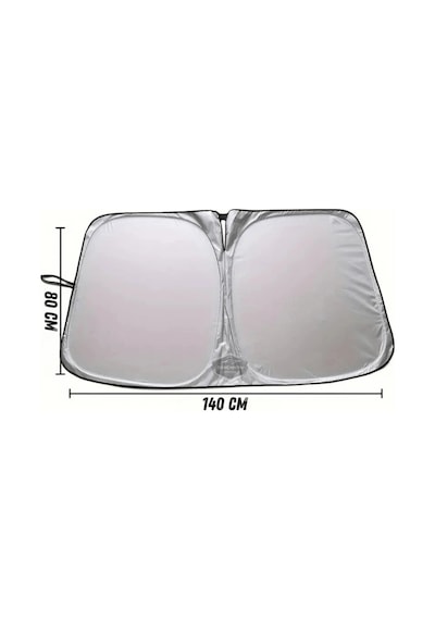 Bay Premium Katlanır Oto Ön Arka Cam Güneşliği Metalize Isı Yalıtımlı Çantalı 150x70cm Najmaddin