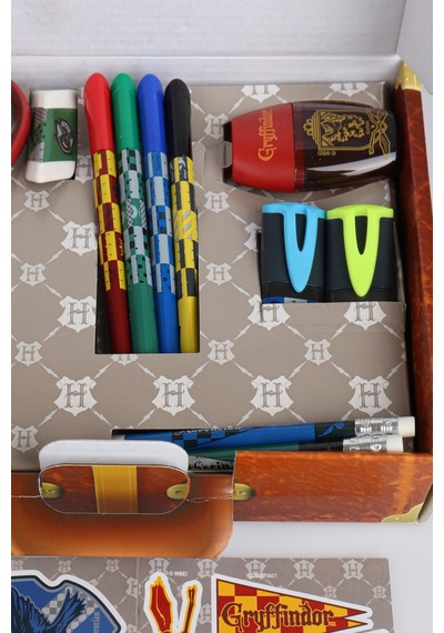 Maped X Dekomus Lisanslı Harry Potter Magic School Collection Özel Kutulu 16 Parça Premium Kırtasiye Seti Altın