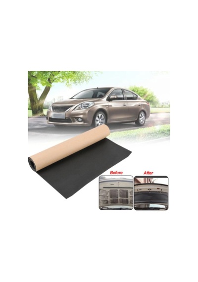 Oto Araç Karavan Ev Kaput Ses Yalıtım Süngeri Yapışkanlı Alev Almaz 9mm 100x150cm