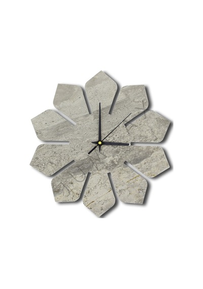 Jumeax London Grigio Mermer Duvar Saati Gri - Füme