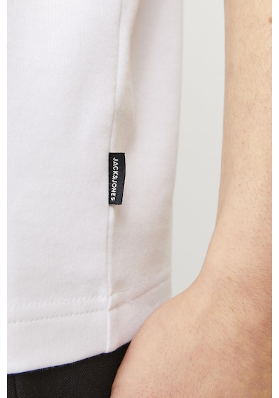 Jack & Jones Jprblachad Brandıng Ss Crew Neck Tee Sn P.beyaz Renkli