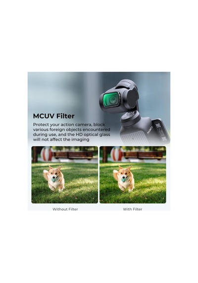 K&f Concept Osmo Pocket 4 Için Filtre Seti Uv/cpl/nd2-32 Nd32-512