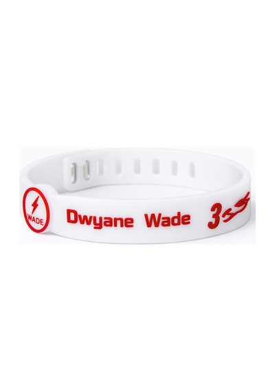 Beyaz Dwayne Wade Ayarlanabilir Basketbol Bileklik Beyaz Beyaz