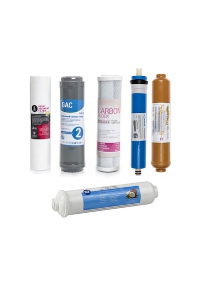 Açık Kasa Su Arıtma Cihazı 6'lı Filtre Seti Vontron Membranlı (Mineral Filtreli)