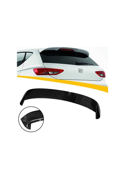 Seat Leon Mk3 Spoiler Parlak Siyah Spoyler Plastik İthal