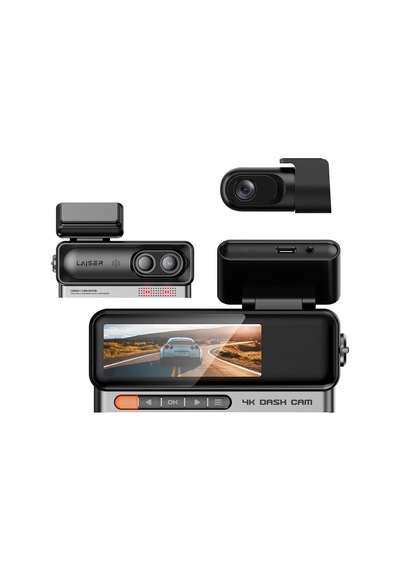 Alpha 1 4k Araç İçi Kamera 2 Kanallı Sony Imx678 Gps + Wi-fi + Park Modu Ön-arka