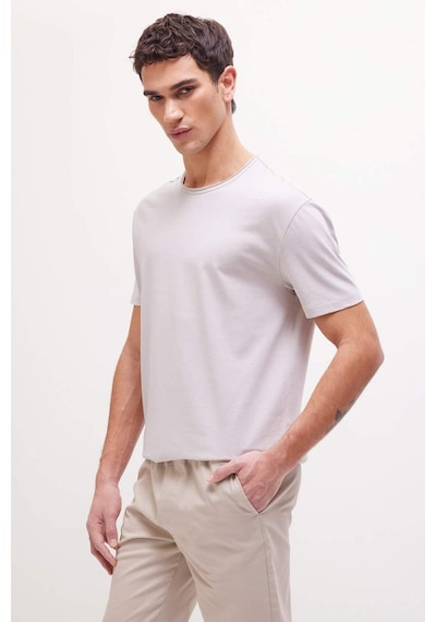 DeFacto %100 Pamuk Regular Fit Bisiklet Yaka Kısa Kollu Ağır Kumaş Tişört D5481AX25SPBG170 DeFacto %100 Pamuk Regular Fit Bisiklet Yaka Kısa Kollu Ağır Kumaş Tişört D5481AX25SPBG170