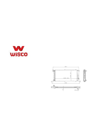 Motor Radyatoru 702x358x32 Mm Ford Transit Mk4 T15 2,5td 1994-2000 Klimasız Brazing 99vt8005aa Wisco
