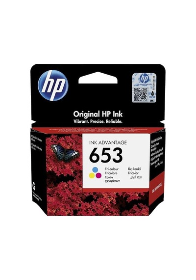 Hp 653 Renkli Mürekkep Kartuş 200 Sayfa 3ym74ae