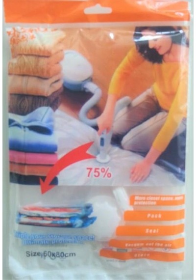 Vakumlu Hurç Poşet Saklama Torbası 60X80