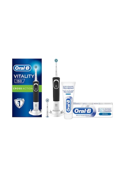 Oral-B D150 Şarjlı Diş Fırçası + Yedek Başlık + Pro Onarım Diş Macunu 50 ML