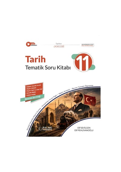 Palme 11.sınıf Joker Tarih Tematik Soru Kitabı Yeni